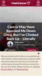 Mobile Screenshot of ihadcancer.com