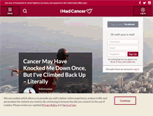 Tablet Screenshot of ihadcancer.com